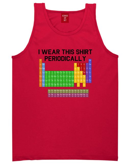 I Wear This Shirt Periodically Funny Science Mens Tank Top T-Shirt - Image 4