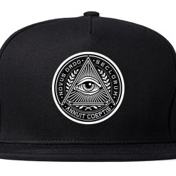 Illuminati Eye Triangle Snapback Hat