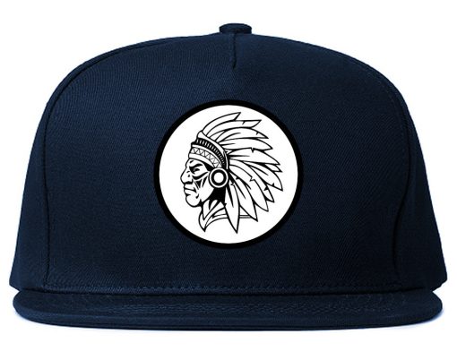 Indian Native Headdress Snapback Hat - Image 2