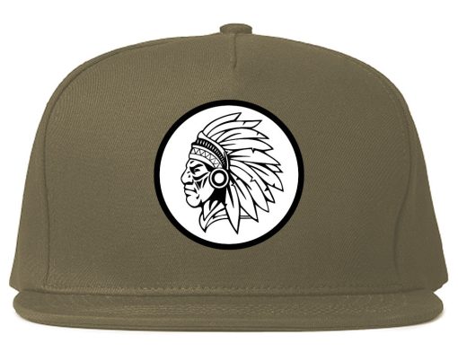 Indian Native Headdress Snapback Hat - Image 3
