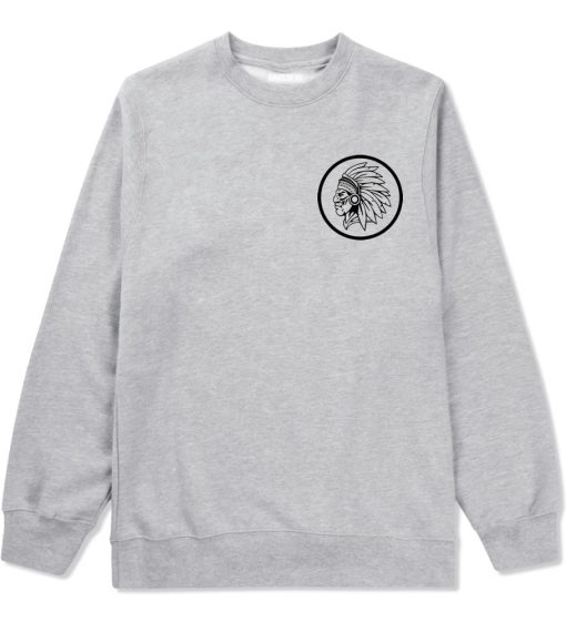 Indian Native Headdress Crewneck Sweatshirt - Image 3