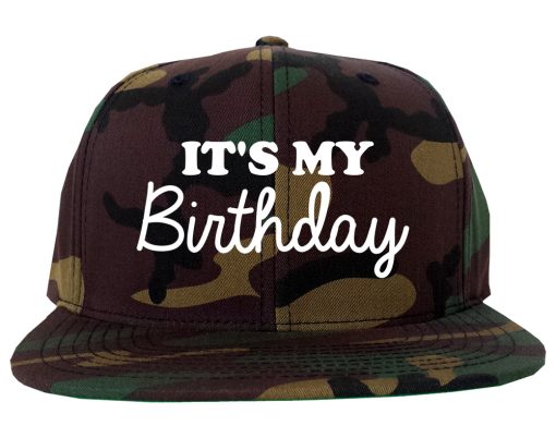 Its My Birthday Mens Snapback Hat - Image 6