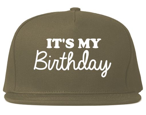 Its My Birthday Mens Snapback Hat - Image 3