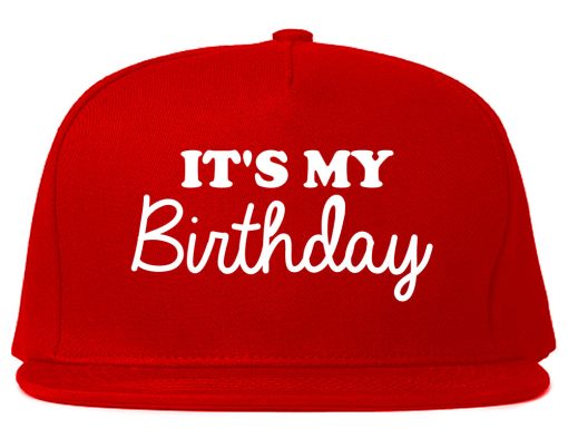 Its My Birthday Mens Snapback Hat - Image 4