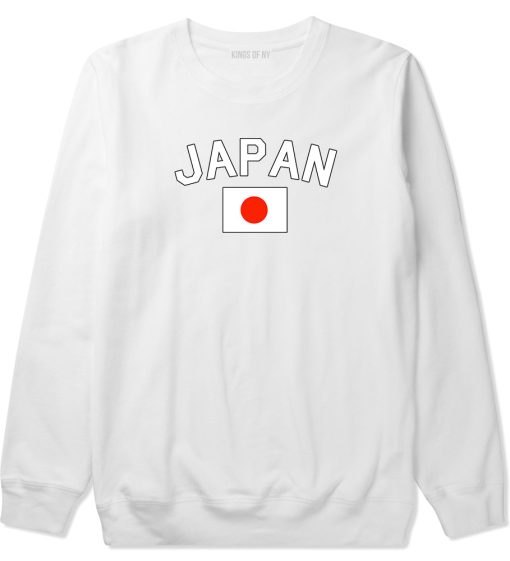 Japan With Japanese Flag Mens Crewneck Sweatshirt - Image 2