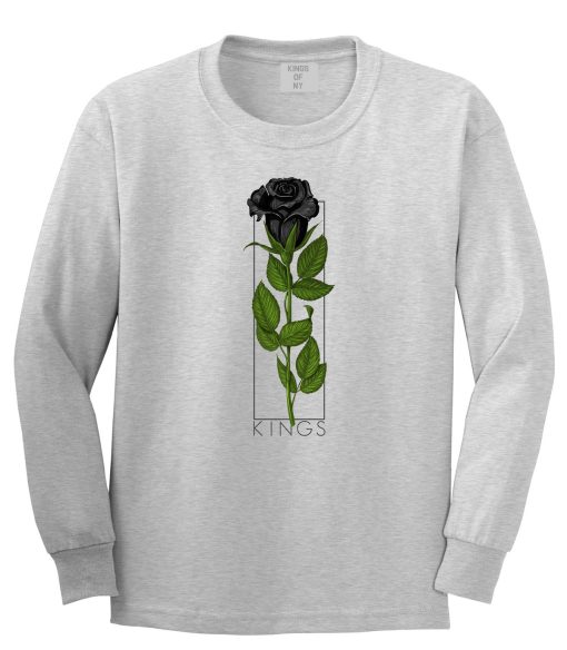 KINGS Black Roses Long Sleeve T-Shirt - Image 3