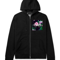 KINGS Floral Box Zip Up Hoodie