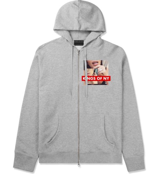 Kim Ring Zip Up Hoodie Hoody - Image 2