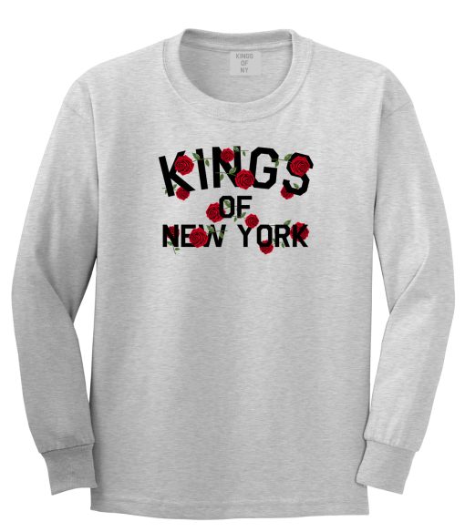 Kings Of New York Rose Garland Long Sleeve T-Shirt - Image 3
