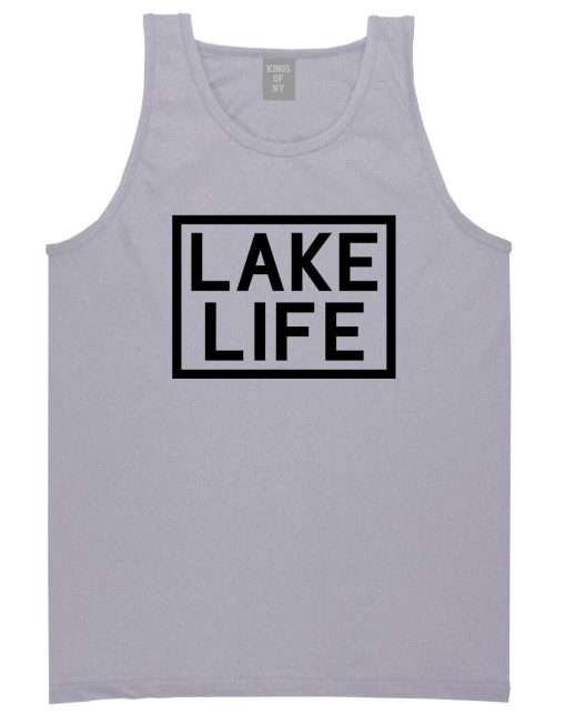 Lake Life Box Mens Tank Top Shirt - Image 3