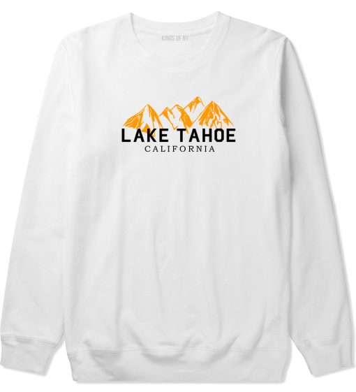 Lake Tahoe California Mountains Mens Crewneck Sweatshirt - Image 2