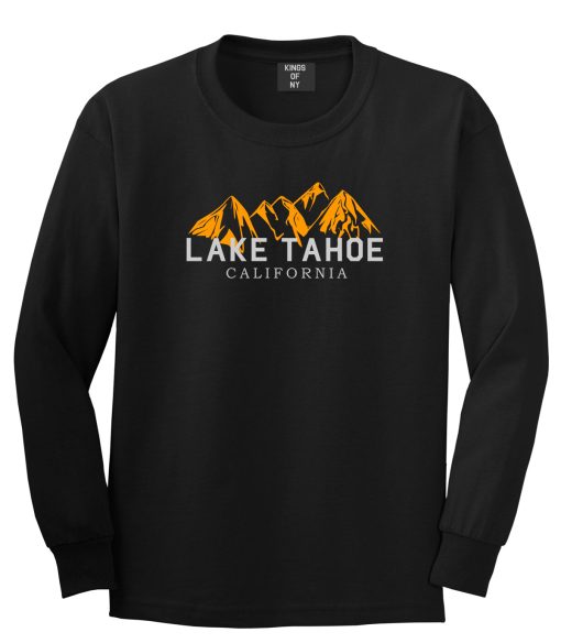 Lake Tahoe California Mountains Mens Long Sleeve T-Shirt