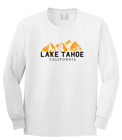 Lake Tahoe California Mountains Mens Long Sleeve T-Shirt - Image 2