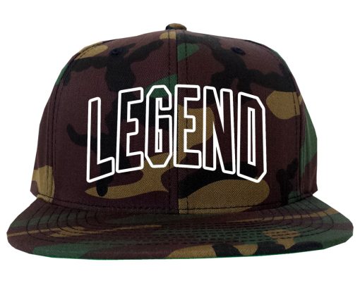 Legend Outline Mens Snapback Hat - Image 5