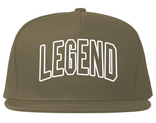 Legend Outline Mens Snapback Hat - Image 3