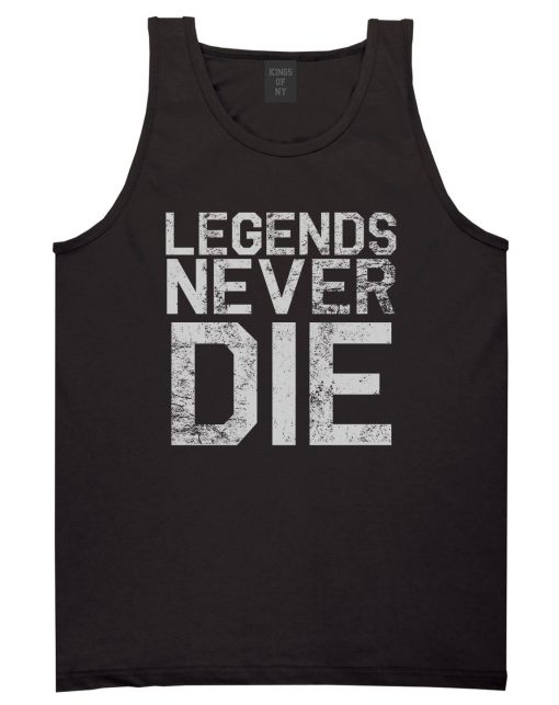 Legends Never Die Vintage Mens Tank Top T-Shirt