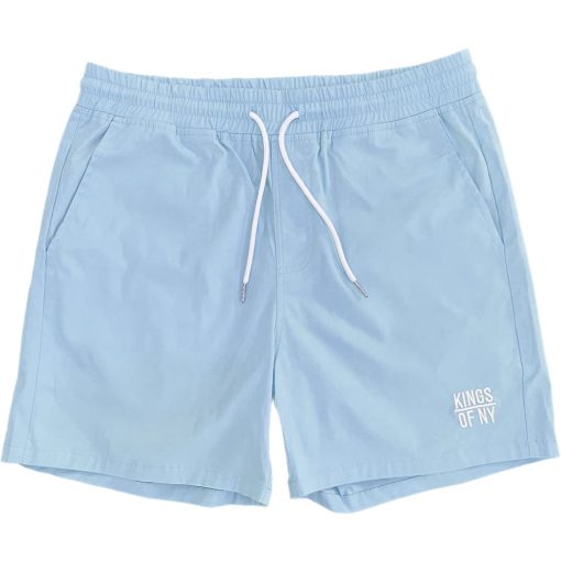 Classic Logo 5 Inch Mens Drawstring Khaki Shorts - Image 6