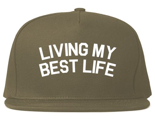 Living My Best Life Mens Snapback Hat - Image 3
