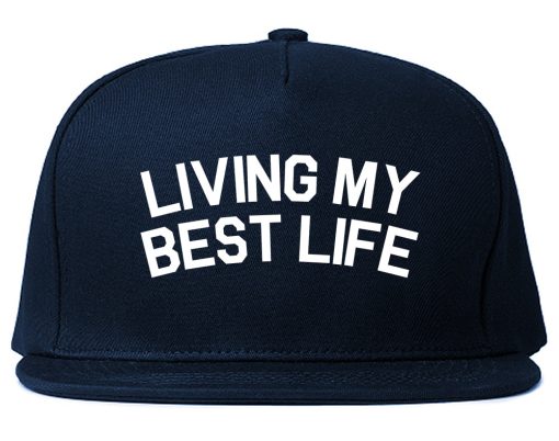 Living My Best Life Mens Snapback Hat - Image 2