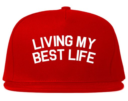 Living My Best Life Mens Snapback Hat - Image 4