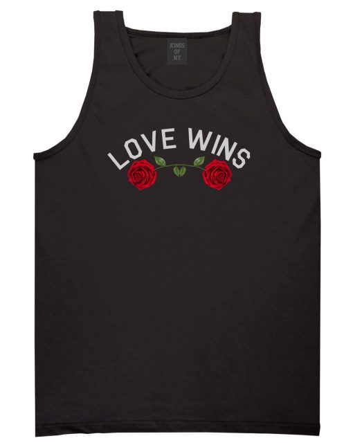 Love Wins Rose Mens Tank Top Shirt