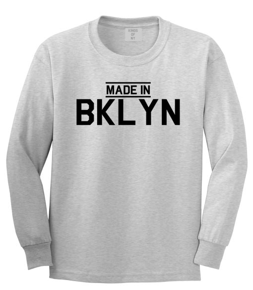 Made In BKLYN Brooklyn Mens Long Sleeve T-Shirt - Image 3