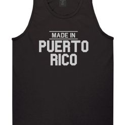 Made In Puerto Rico Mens Tank Top Shirt