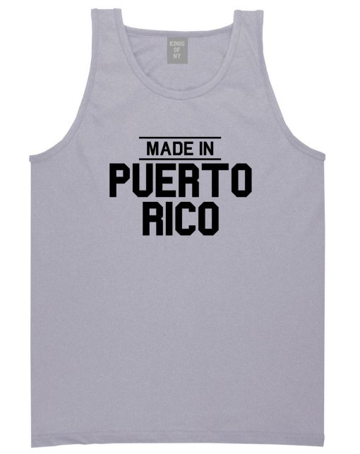Made In Puerto Rico Mens Tank Top Shirt - Image 3