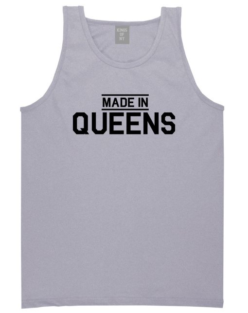 Made In Queens NY Mens Tank Top T-Shirt - Image 3