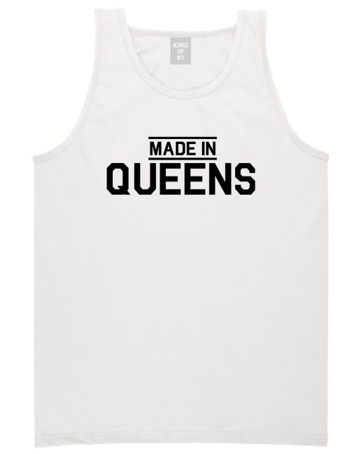 Made In Queens NY Mens Tank Top T-Shirt - Image 2
