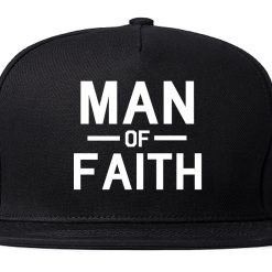Man Of Faith God Mens Snapback Hat