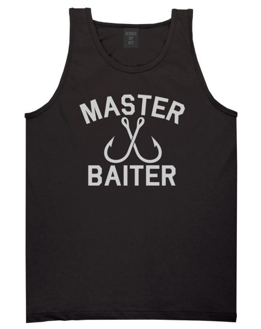 Master Baiter Fishing Hook Mens Tank Top Shirt