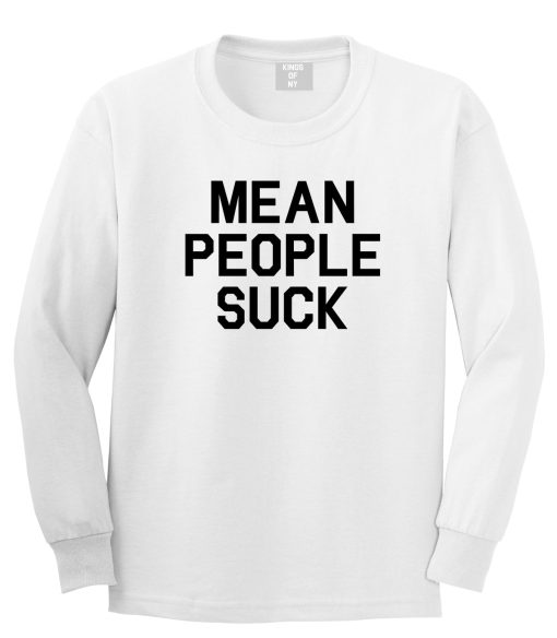 Mean People Suck Mens Long Sleeve T-Shirt - Image 2
