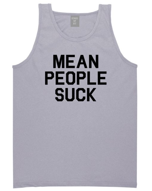 Mean People Suck Mens Tank Top Shirt - Image 3