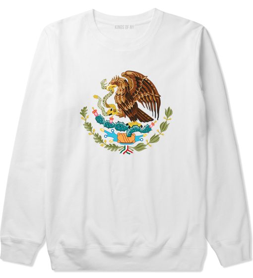 Mexican Color Coat Of Arms Mens Crewneck Sweatshirt - Image 2