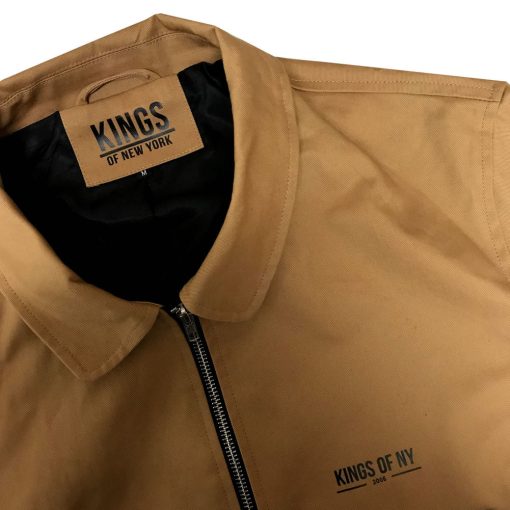 Determination Dedication Motivation Inspiration Men's Long Lightweight Cotton Twill Jacket - Image 2