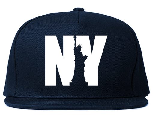 NY Statue Of Liberty Mens Snapback Hat - Image 2
