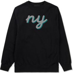 NY lower case script Crewneck Sweatshirt