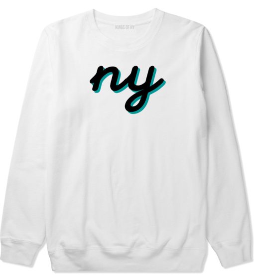 NY lower case script Crewneck Sweatshirt - Image 2