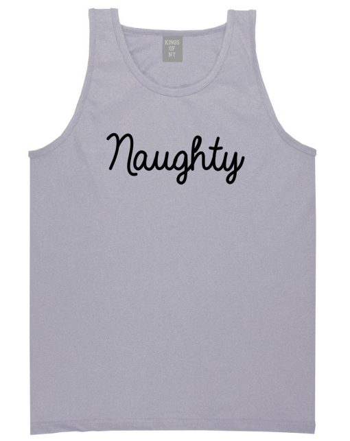 Naughty Script Bad Mens Tank Top Shirt - Image 3