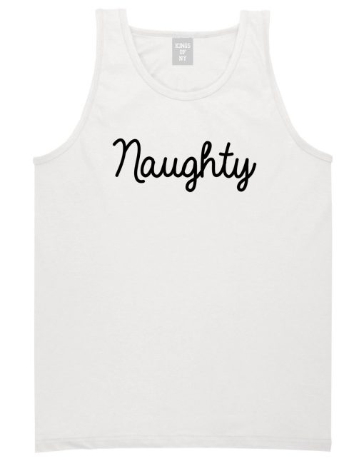 Naughty Script Bad Mens Tank Top Shirt - Image 2
