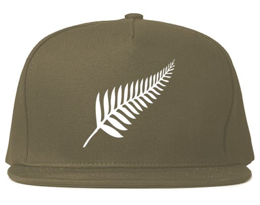 New Zealand Pride Silver Fern Rugby Chest Mens Snapback Hat - Image 3