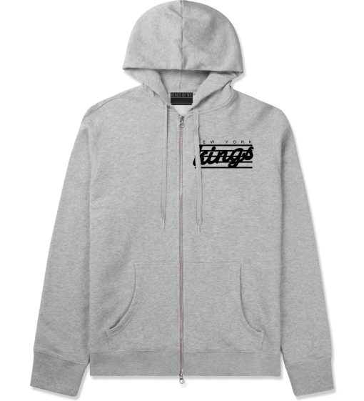 New York Kings Stripes Zip Up Hoodie - Image 2