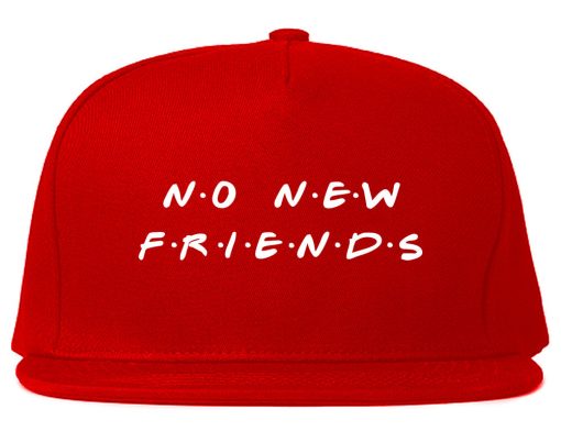 No New Friends Snapback Hat - Image 4