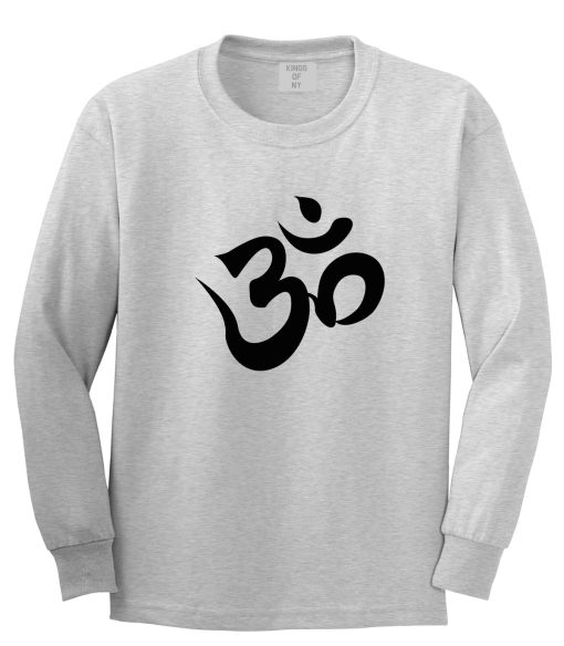 Om Ohm Symbol Mens Long Sleeve T-Shirt - Image 3