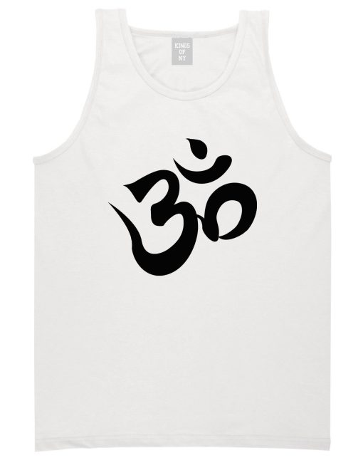 Om Ohm Symbol Mens Tank Top Shirt - Image 2