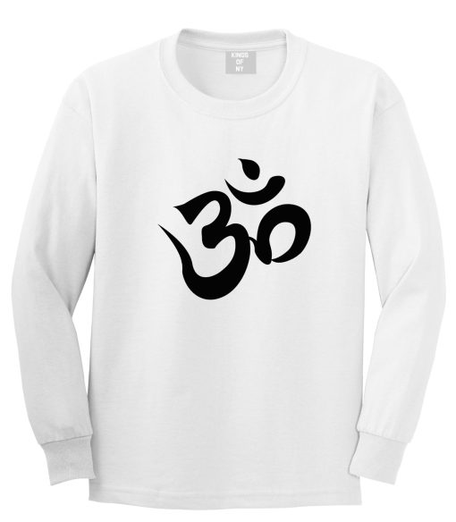 Om Ohm Symbol Mens Long Sleeve T-Shirt - Image 2