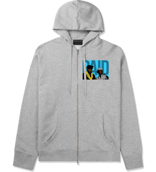 Paid In Full Artwork Zip Up Hoodie - Image 2