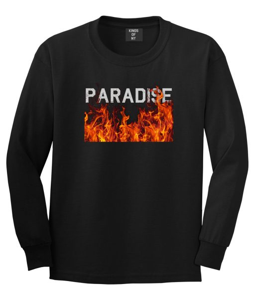 Paradise Fire Mens Long Sleeve T-Shirt