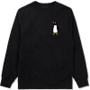 Penguin Animal Chest Mens Crewneck Sweatshirt